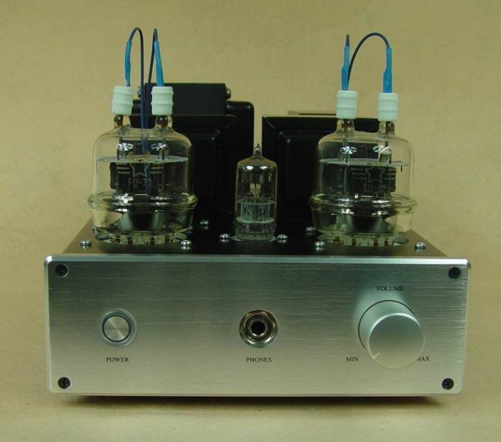 Finished HiFi 6N2+FU32 Vacuum Tube Headphone Amplifier Class A Power Amplifier 4W+4W