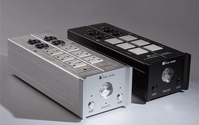 Bada LB-5500 HiFi Power Filter Plant Schuko Socket 8Ways AC Power Conditioner Audiophile Power Purifier With US Outlets
