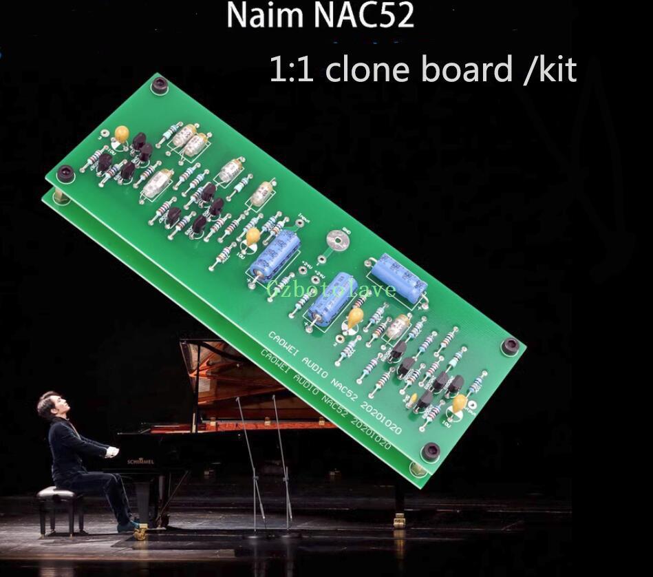 NAC52 flagship version new 1:1 direct engraved British Naim amplifier Pre amplifier kit DIY amplifier board with