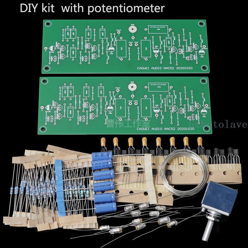 NAC52 flagship version new 1:1 direct engraved British Naim amplifier Pre amplifier kit DIY amplifier board with