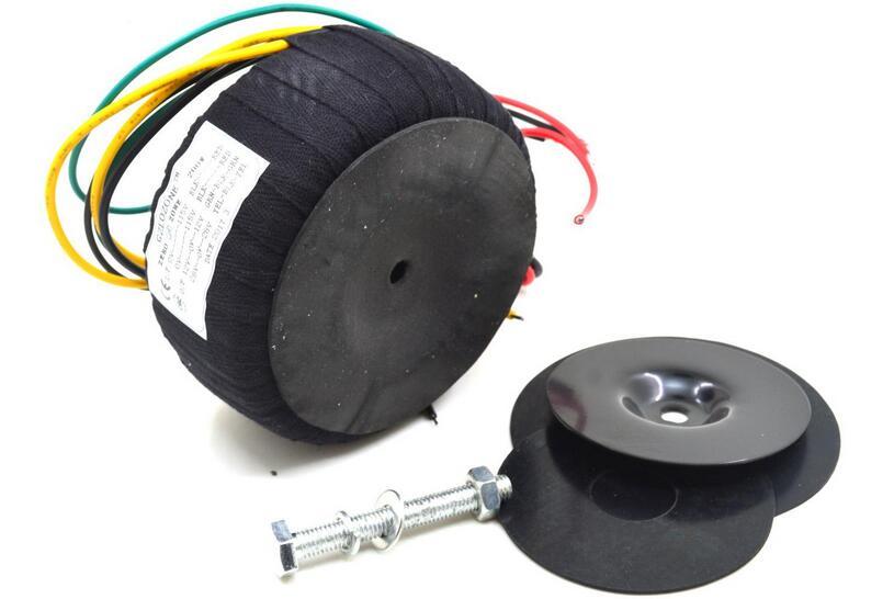 200W Black cloth Toroid Transformer Dual 28V-0-28V For PASS AM Audio Amplifier Power Supply