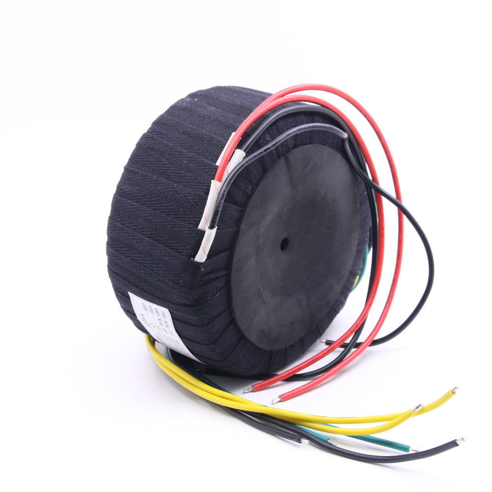 500W Black Cloth Toroid Transformer For NAP200 Amplifier 28V-0-28V 28V-0-28V Audio Power Transformer