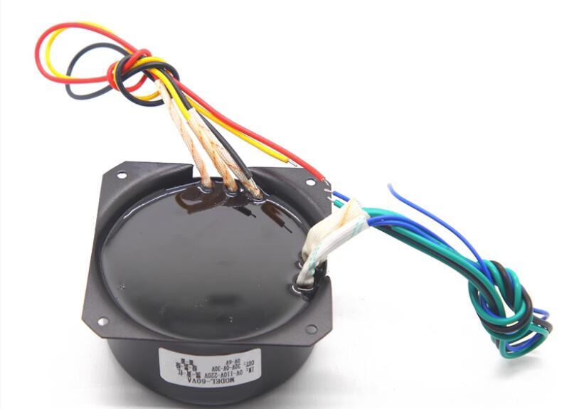 60W HiFi Audio Power Shielded Encapsulated Toroidal Transformer Output 30V-0-30V 0-6V Pure copper wire winding
