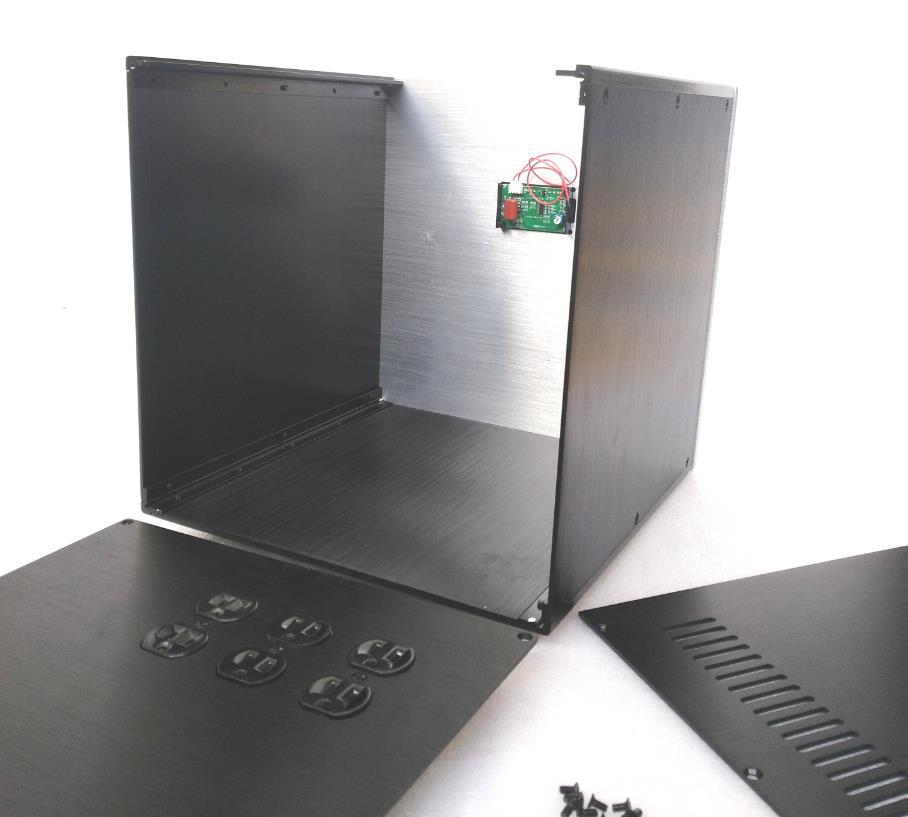 No. 3030B Full Aluminum power isolation transformer chassis hifi DIY improved version PSU box Multipurpose case
