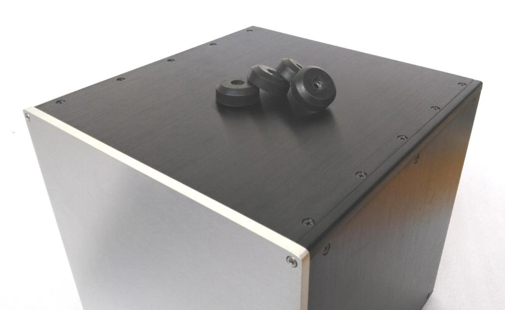 No. 3030B Full Aluminum power isolation transformer chassis hifi DIY improved version PSU box Multipurpose case