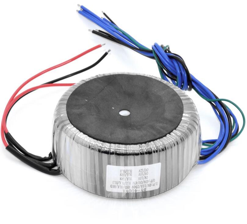400W HiFi Audio Power Toroidal Transformer Output 43V-0-43V  0-12V 0-15V 0-15V Pure copper wire winding