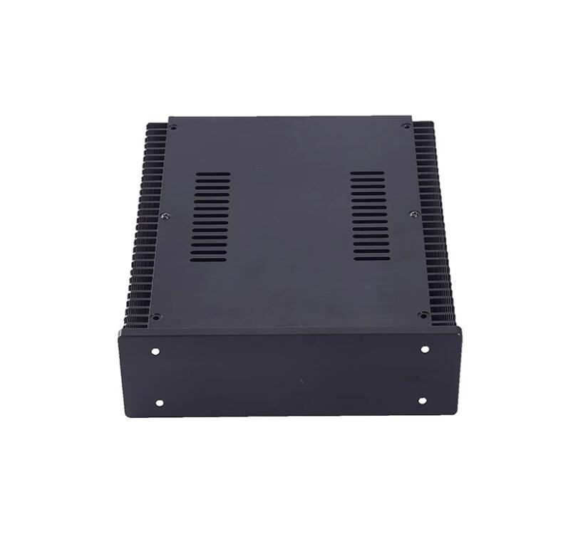 Black mini class A aluminum amplifier DIY chassis Preamp Amp Box power supply Enclosure 213*245*70MM CJ 173