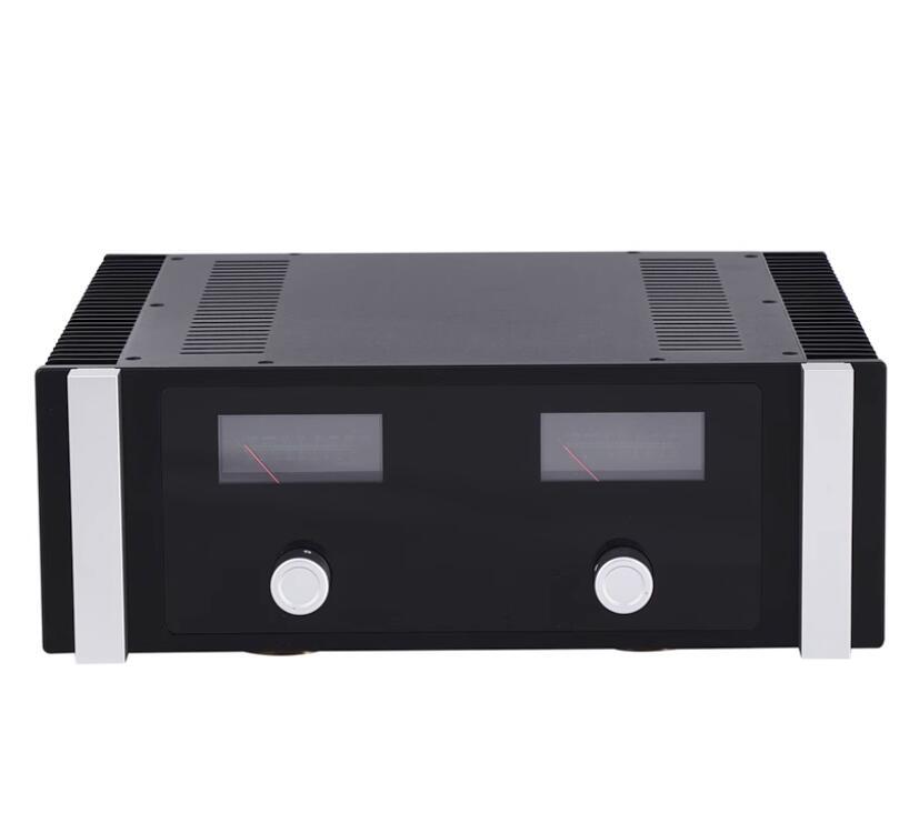 Full Aluminum CJ-177 Mcintosh Audio Enclosure Class A Power Amplifier Chassis 430x148x350MM Vu Meter Case