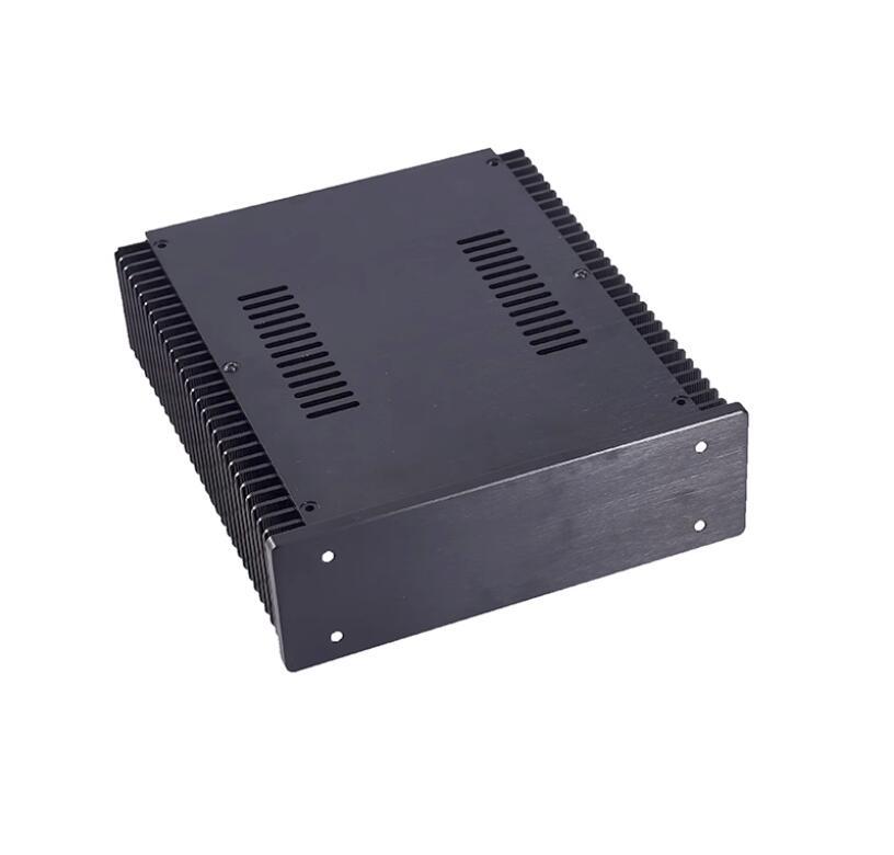 Black mini class A aluminum amplifier DIY chassis Preamp Amp Box power supply Enclosure 213*245*70MM CJ 173