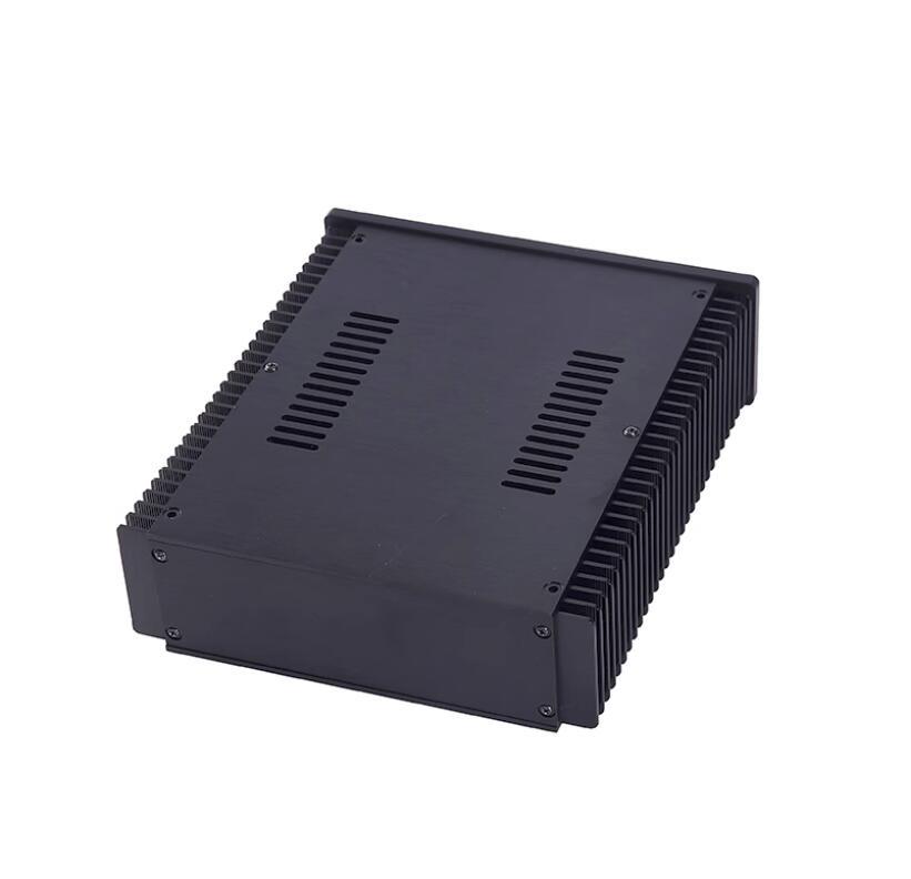 Black mini class A aluminum amplifier DIY chassis Preamp Amp Box power supply Enclosure 213*245*70MM CJ 173