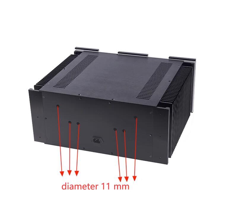CJ-165 Class A Audio Amp Chassis Pre-Amp Enclosure Power Amplifier Case DIY Box  with heatsink