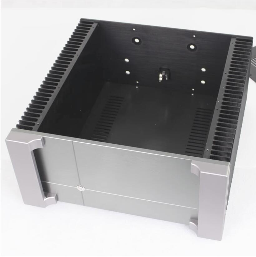 CJ162 Full Aluminum Enclosure Both Sides Heatsink / Power Amplifier Chassis DIY New Class A Amplifier Case