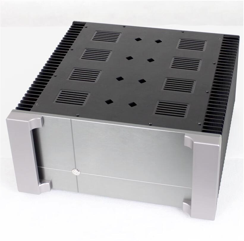 CJ162 Full Aluminum Enclosure Both Sides Heatsink / Power Amplifier Chassis DIY New Class A Amplifier Case