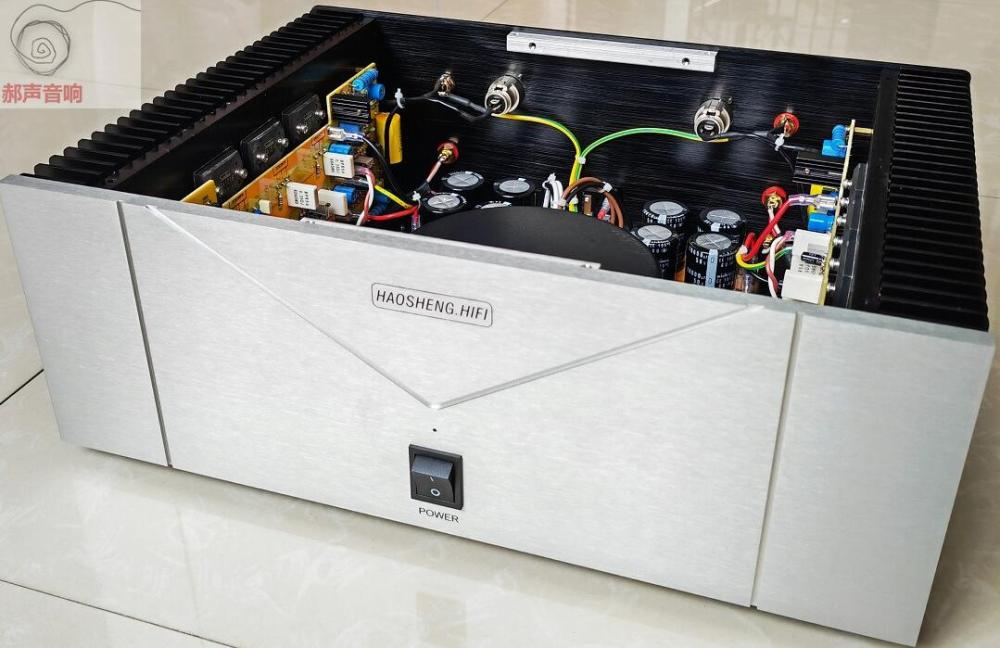 NEW Assembled high-power Class A HIFI pure post amplifier balanced input amp class A 30W*2 class AB 150W*2 8ohm 300W*2 4ohm