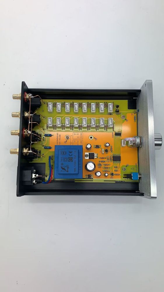 Finished HiFi Advanced Relay Volume Controller Balanced Preamplifier / Passive Preamp