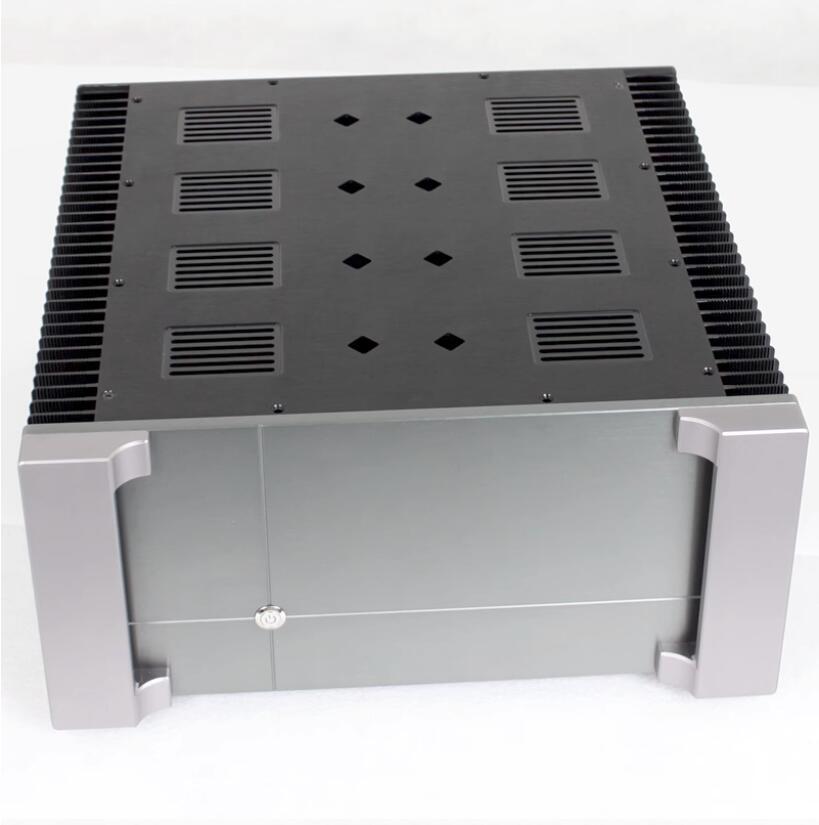 CJ162 Full Aluminum Enclosure Both Sides Heatsink / Power Amplifier Chassis DIY New Class A Amplifier Case