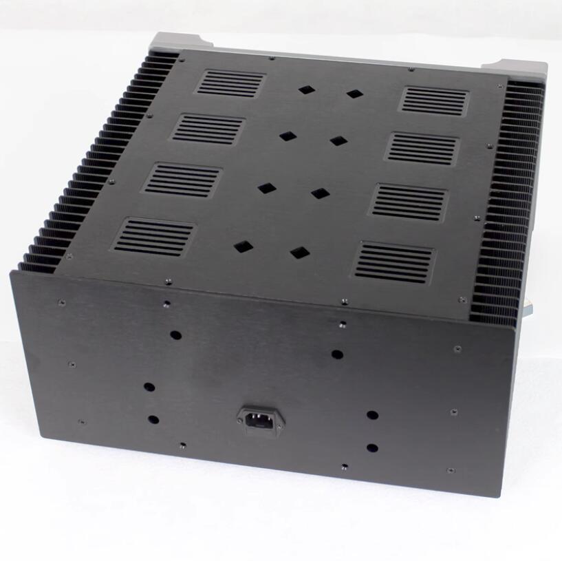 CJ162 Full Aluminum Enclosure Both Sides Heatsink / Power Amplifier Chassis DIY New Class A Amplifier Case
