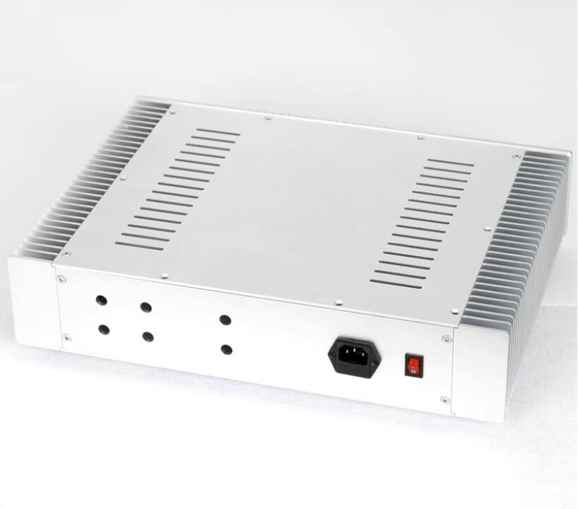 WA163 Full Aluminum Enclosure Both Sides Heatsink / Power Amplifier Chassis DIY New Class A Amplifier Case