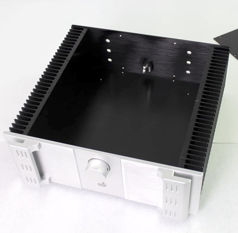 CJ160 Full Aluminum Enclosure Both Sides Heatsink / Power Amplifier Chassis DIY New Class A Amplifier Case