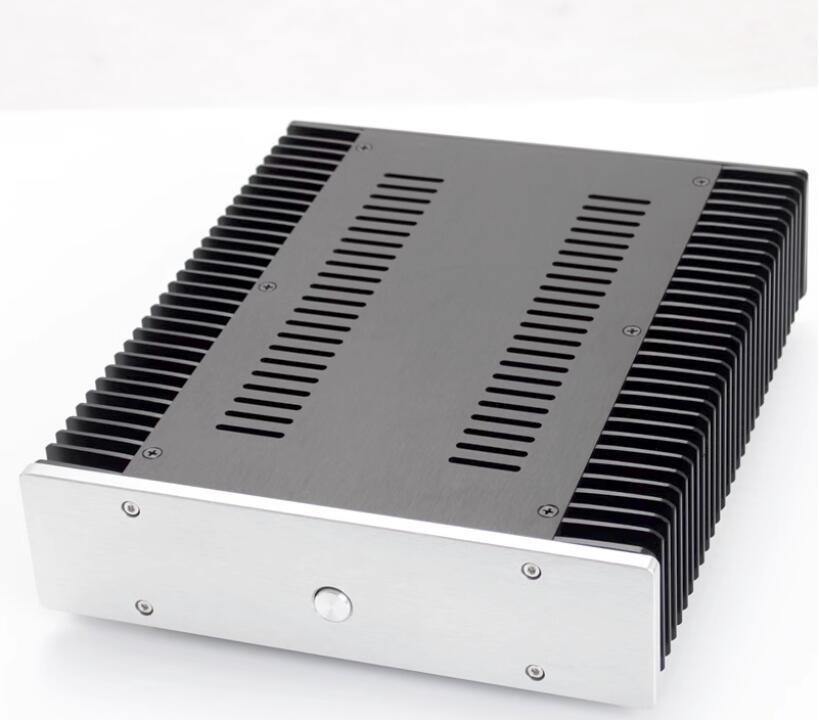 CJ-159 Full Aluminum Enclosure Both Sides Heatsink / Power Amplifier Chassis DIY New Class A Amplifier Case
