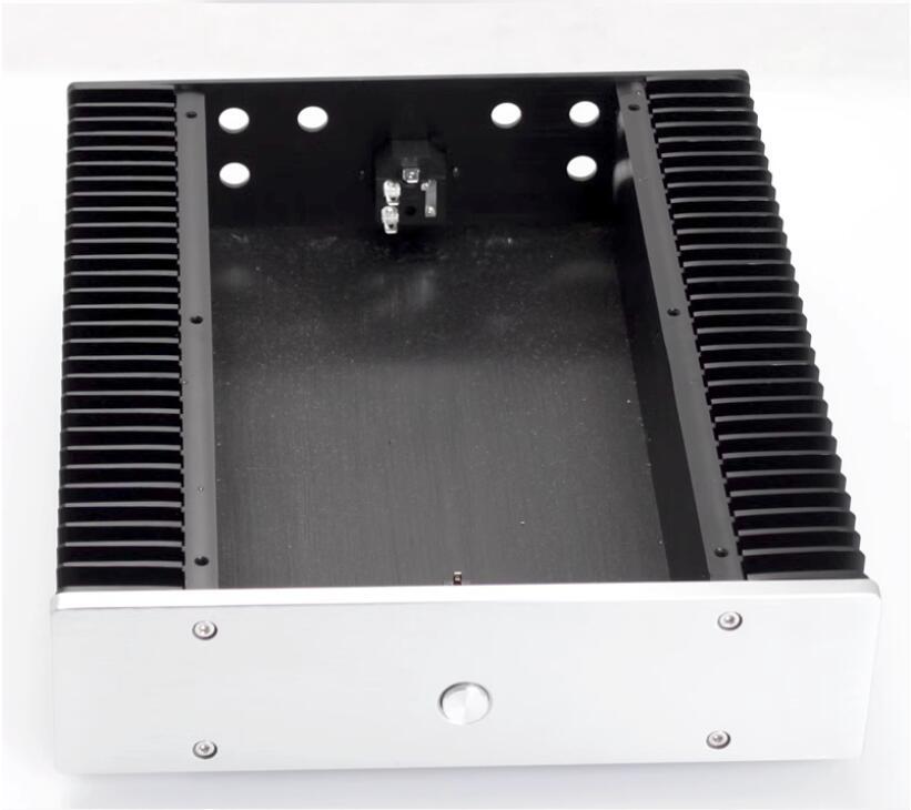CJ-159 Full Aluminum Enclosure Both Sides Heatsink / Power Amplifier Chassis DIY New Class A Amplifier Case