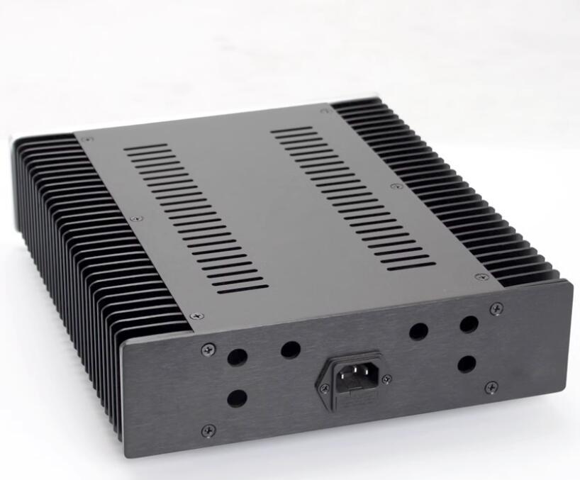 CJ-159 Full Aluminum Enclosure Both Sides Heatsink / Power Amplifier Chassis DIY New Class A Amplifier Case