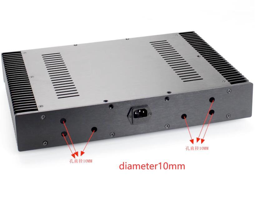 CJ-158 Full Aluminum Amp Enclosure / Mini Amplifier Chassis PSU class A  DIY Case