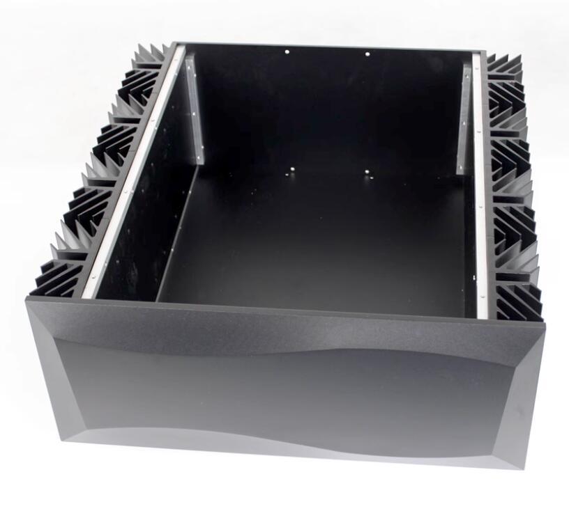 CJ-155 All-Aluminum Audio Amplifier Chassis HiFi Class A Power Amp Large Case DIY Box