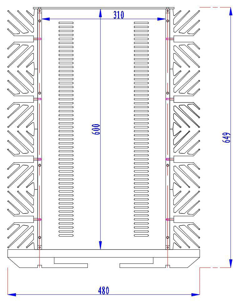 Reprint PASS X200.5 Full aluminum class A pure post amplifier chassis HIFI DIY Enclosure