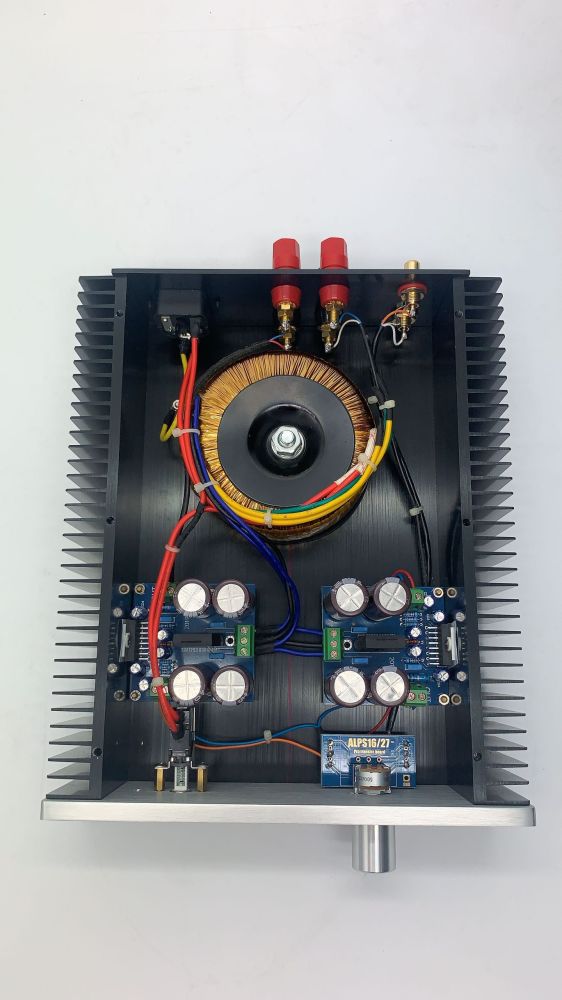Finished TDA7293 HIFI high power 100W+100W stereo Audio Household power amplifier