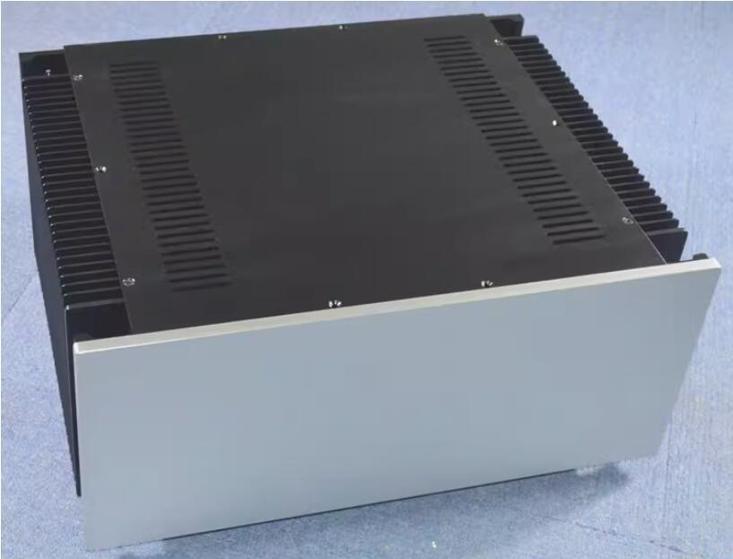 WA142 Full aluminum chassis power amplifier chassis class A enclosure PSU box side heatsink