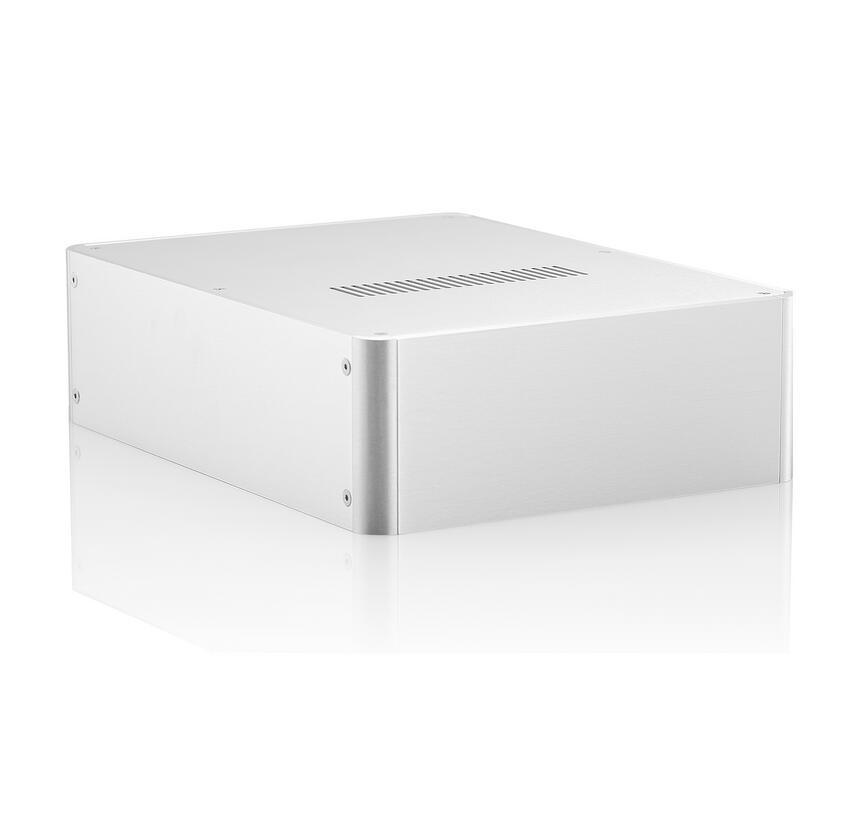 BZ2409H Silver Full Aluminum DAC Enclosure /Amplifier case / Preamp Box / amp Chassis
