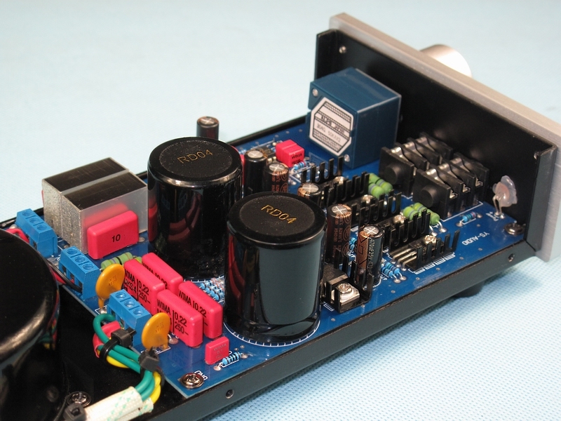 E-01 HiFI Audio stereo headphone amplifier BD139 BD140 transistor  ALPS27 Potentiometer Reference Lehmann circuit