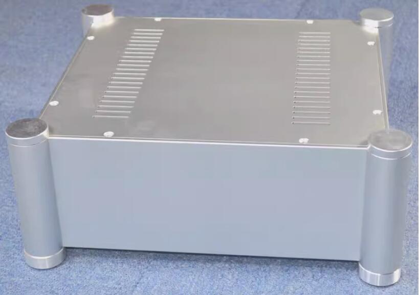 WA136 Full Aluminum  round corner aluminum chassis power amplifier case Preamp Box PSU Enclosure