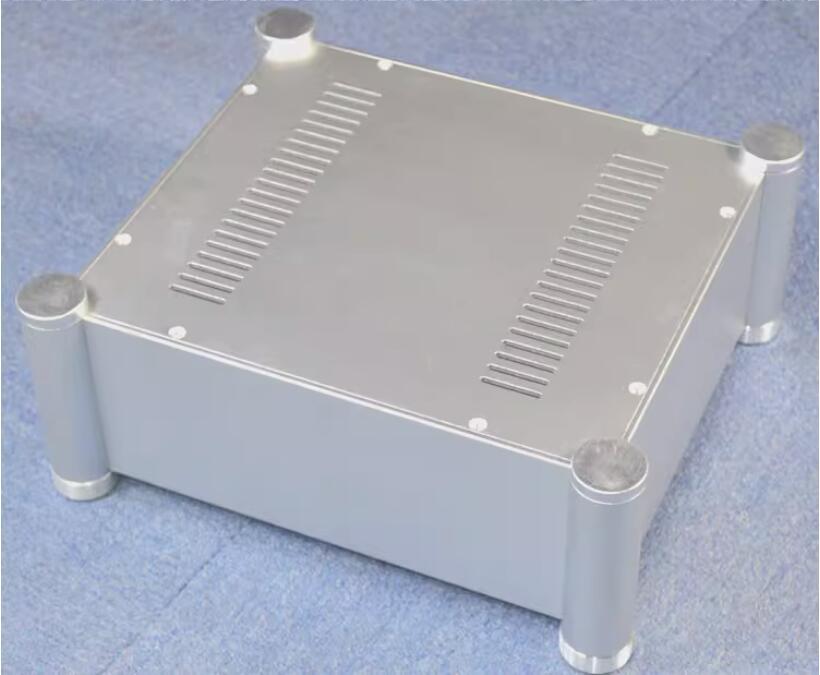 WA136 Full Aluminum  round corner aluminum chassis power amplifier case Preamp Box PSU Enclosure