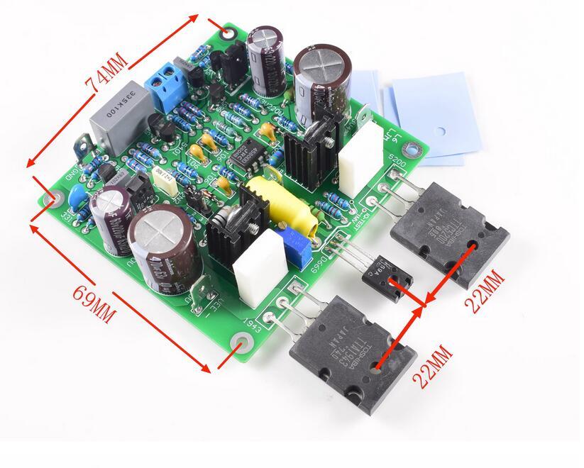 2 pcs E210 50-150W 8 ohms DIY Accuphase Modified Version Finished Amplifier board