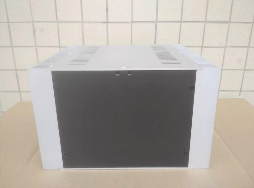 Goldmund Silver All aluminum amplifier chassis AMP Enclosure DIY box with heatsink
