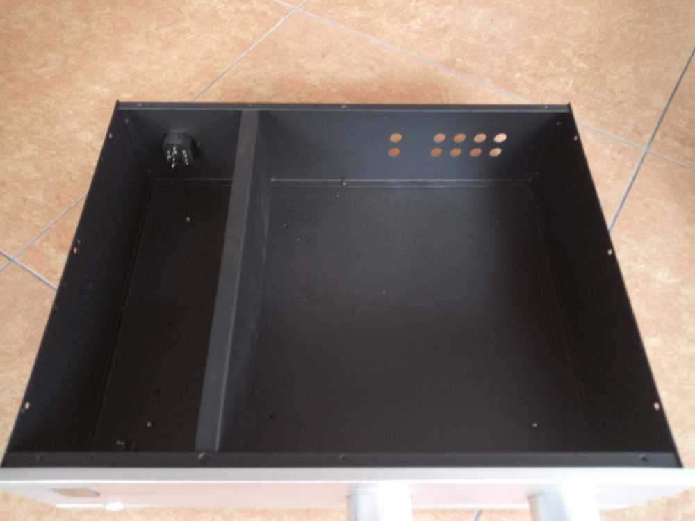 M77 preamplifier Cabinet tube amp DIY aluminum panel Iron body chassis 410x110x330mm