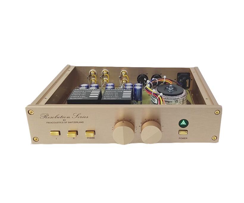 Finished Hifi Stereo class A Preamplifier Home Amplifier Base On Switzerland FM255 Circuit