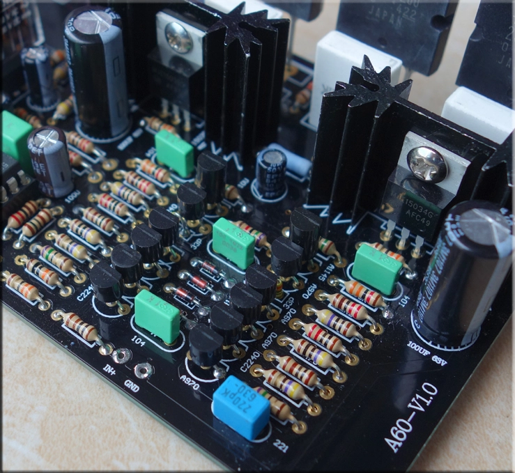 Assembled HiFi Class A Stereo Power Amplifier Board With UPC1237 Pro