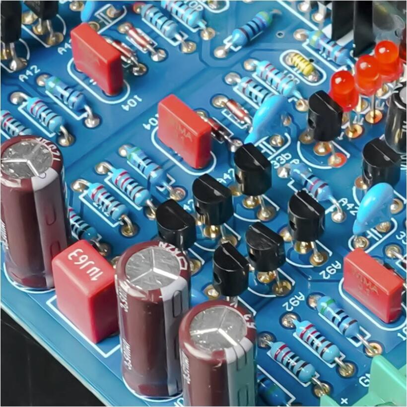 A3 Fully Symmetrical Double Difference FET Power Amplifier Board IRFP240 IRFP9240 Output transistor With Capacitor And Radiator
