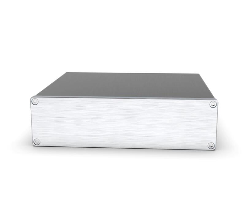 Full Aluminum Brushed Metal Enclosure / Mini AMP Case/ Preamp Box/ PSU Chassis E - Foto 9