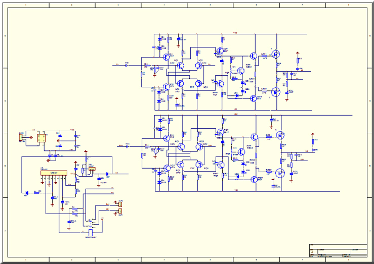 A3 Fully Symmetrical Double Difference FET Power Amplifier Board IRFP240 IRFP9240 Output transistor With Capacitor And Radiator