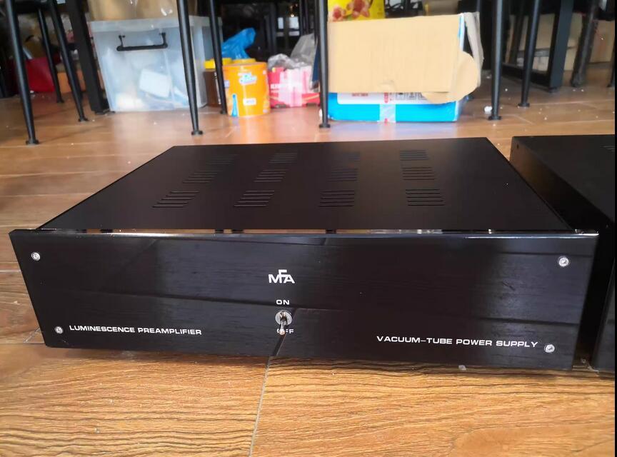 1 Set Mfa preamplifier split chassis 10mm thick acrylic panel power amplifier box + power supply box with parts