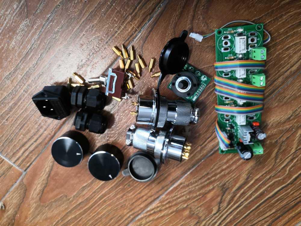 1 Set Mfa preamplifier split chassis 10mm thick acrylic panel power amplifier box + power supply box with parts