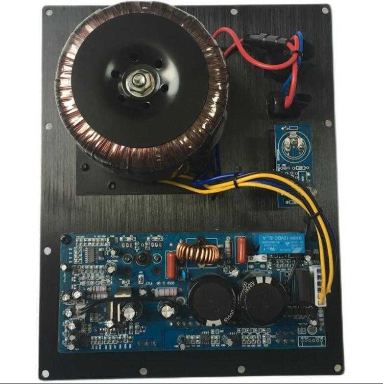 200W Class D high-power output amplifier board 10 inch/12 inch active subwoofer