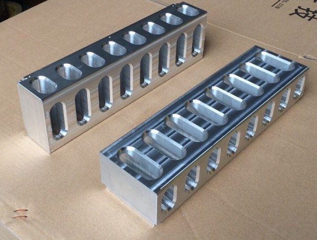 1pcs full Aluminum precision CNC processing power amplifier heatsink 320*90*60mm