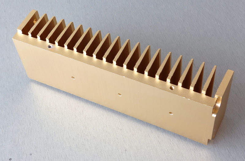 1pcs Aluminum E Heatsink for Audio Amplifier DIY 200mm*40mm*68mm