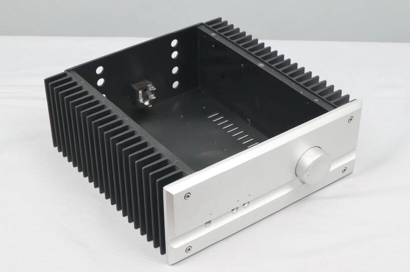 PASS 2610 Full Aluminum Amp Enclosure / Mini Amplifier Chassis PSU DIY Case with heatsink