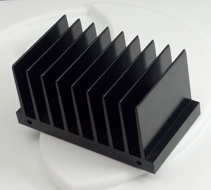 1 Pcs amplifier board heatsink 100MMX57MMX50MM AMP aluminum radiator for audio HIFI DIY